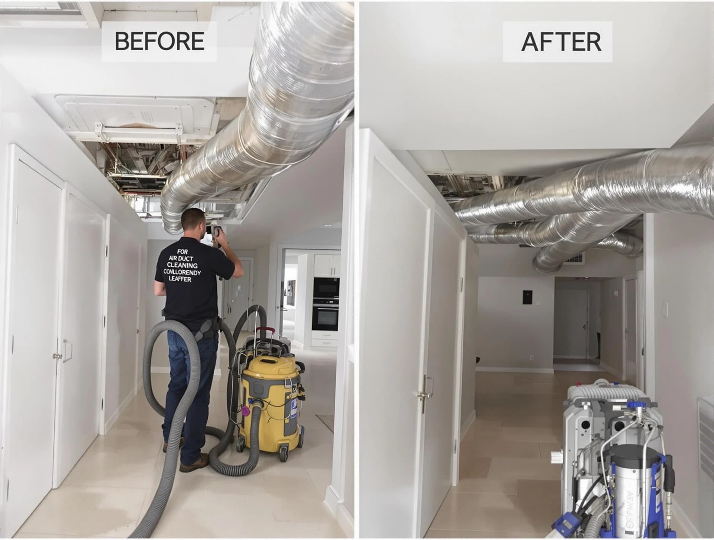 Jefferson Hills Air Duct Cleaning professional performing thorough air duct cleaning in Jefferson Hills