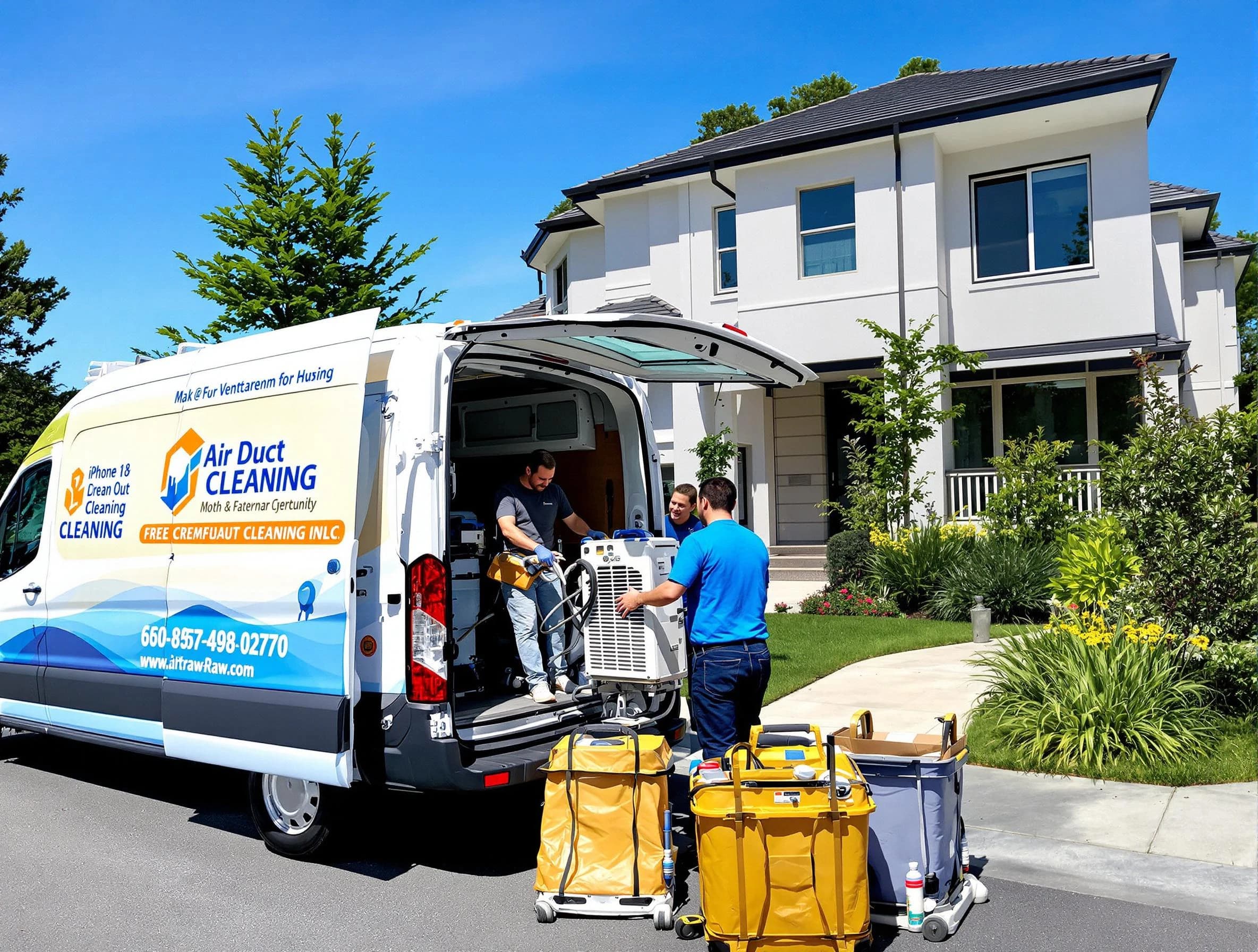 Jefferson Hills Air Duct Cleaning technician performing professional air duct cleaning in Jefferson Hills