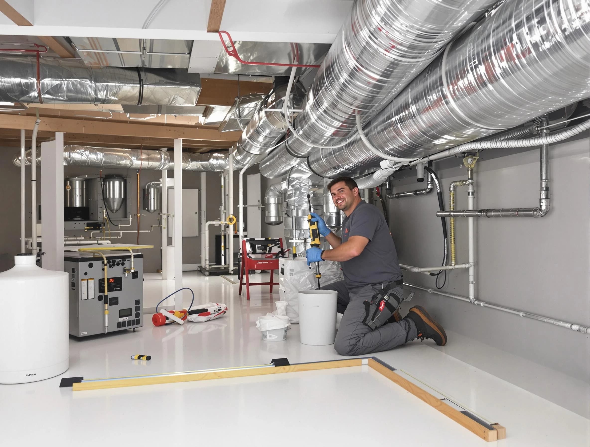 Professional duct sealing service by Jefferson Hills Air Duct Cleaning in Jefferson Hills