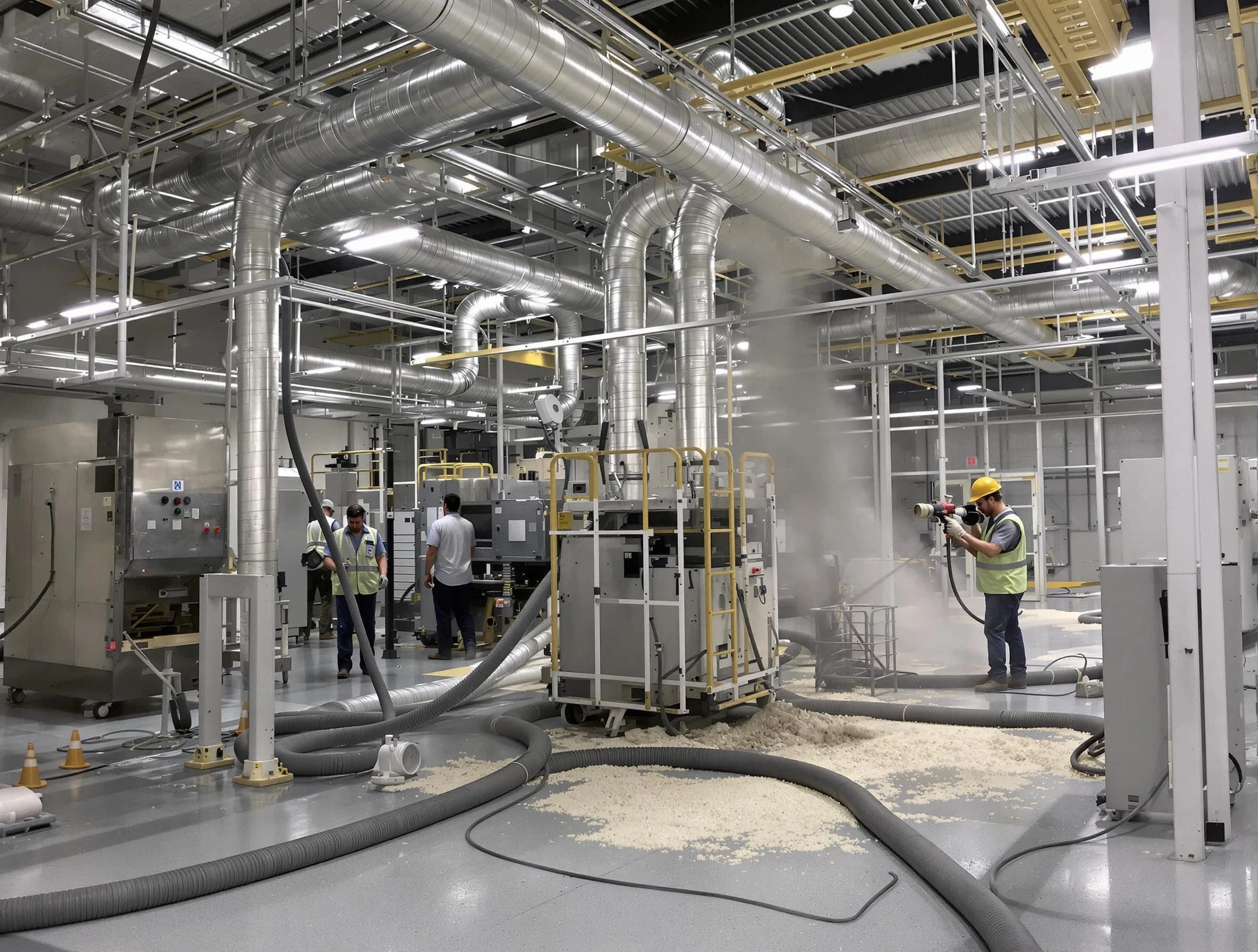 Heavy-duty industrial duct cleaning by Jefferson Hills Air Duct Cleaning in Jefferson Hills